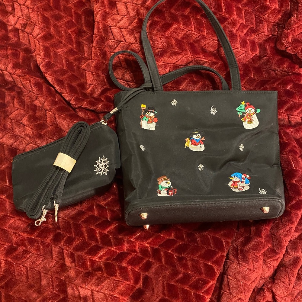 Snowman purse
